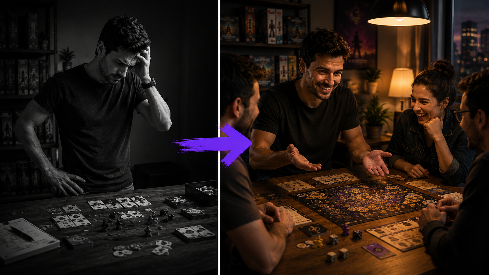 Transformação: de frustrado com o jogo parado a criador confiante finalizando seu projeto
